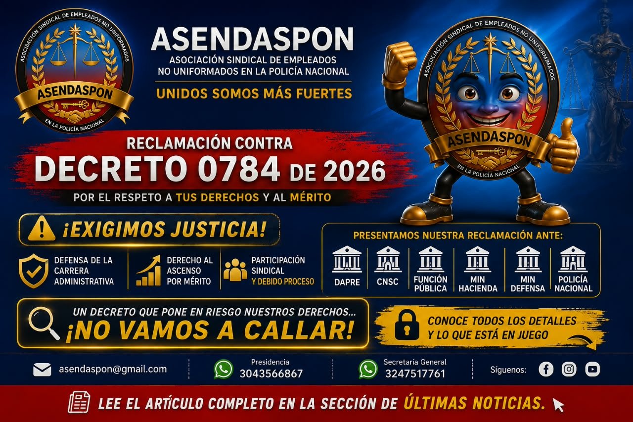 Reclamación Contra Decreto 0784 de 2026